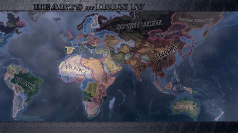 WW2 And 3 Are Over Now Look At This Beautiful Map Of The World Hoi4
