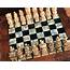 Asian Chess Set Vintage Carved Wood Chest Collectors 
