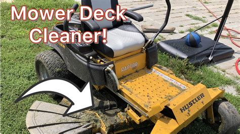 Mower Deck Cleaning Youtube