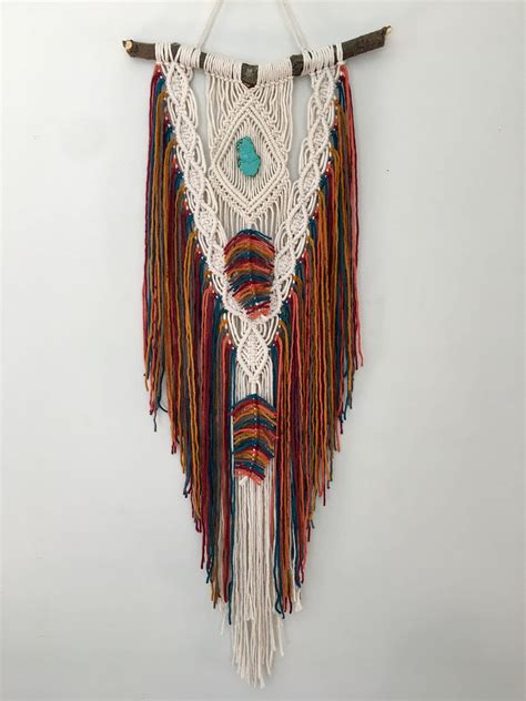 Macrame Wall Hanging by SilverMoonMacrame on Etsy | Wall hanging, Macrame wall hanging, Hanging