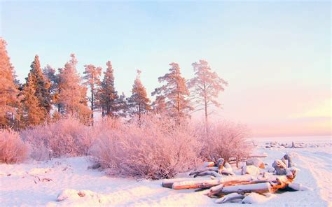 Customize your desktop, mobile phone and tablet with our wide variety of cool and interesting pink aesthetic wallpapers in just a few clicks! Winter Snow Desktop Wallpapers HD 49827 Dongxue Series ...