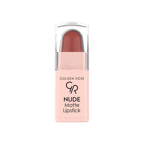 Golden Rose Lips Lipstick Nude Matte Lipstick Mini