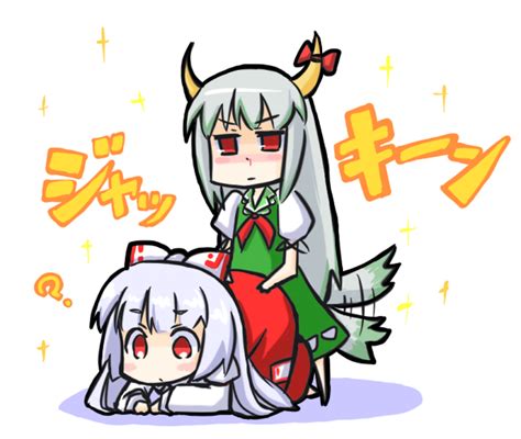 Nekoyama Ex Keine Fujiwara No Mokou Kamishirasawa Keine Touhou Silver Hair Non Web Source