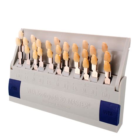 The 29 shades (3d master shades and 3 bleached shades) are used in the classic linear handling and presented in a clear arrangement within a brushed silver case. Brand New VITA Toothguide 3D Master with Shade Guide 29 Colors Vitapan | eBay