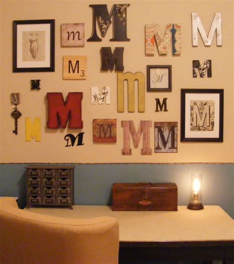 Pin by Lesley Shanholtz on Karen look:) | Initial wall decor, Letter ...