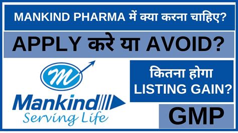 Mankind Pharma Ipo Analysis • Mankind Pharma Review • Gmp • Sme Ipo • Dailystock Youtube