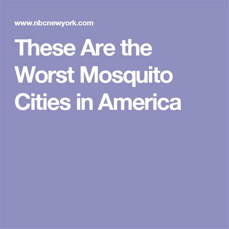 These Are The Worst Mosquito Cities In America Decorating Mistakes