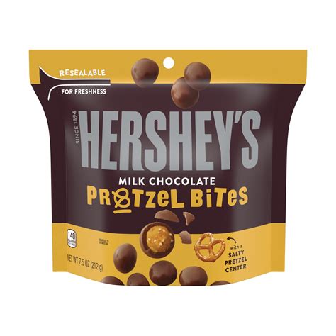 Hersheys Milk Chocolate Covered Pretzel Bites Snack75 Oz Walmart
