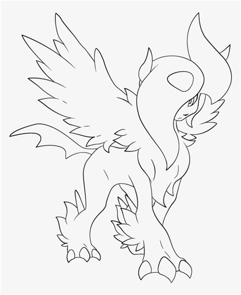 Pokemon X And Y Mega Coloring Pages Line Art Png Image Transparent