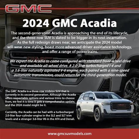 2024 Gmc Acadia All New Mid Size Suv Exclusive Reviews