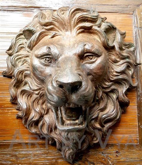 If you have the latest ideas of sculpture and want to try something news. Bronze Lion Head Fountain Metal sculpture art Metal ...