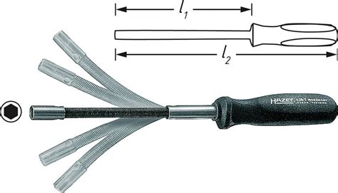 Hazet HAZET Workshop Socket Wrench Spanner Size Metric 10 Mm Blade