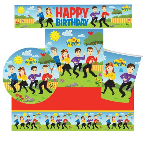 The Wiggles Party Supplies Choose Cups Plates Napkins Banners Balloons