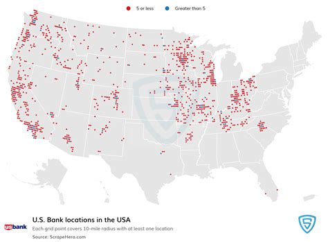 List Of All Us Bank Locations In The Usa Scrapehero Data Store 168