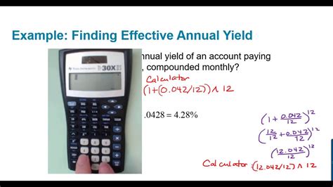 Financial Math Effective Annual Yield Youtube