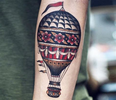Hot Air Balloon Tattoo By Dani Ginzburg Photo 30676