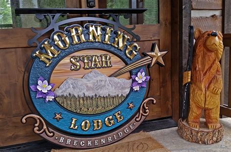 Colorado Custom Signs Co Carved Signs Co Sandblasted Signs Rustic