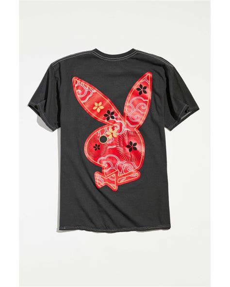 Urban Outfitters Playboy Year Of The Rabbit Tee In Red For Men Lyst