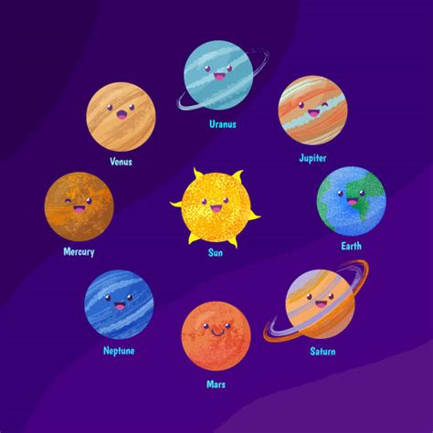 Mercury Cartoon Clip Art Solar System Illustrations Royalty Free