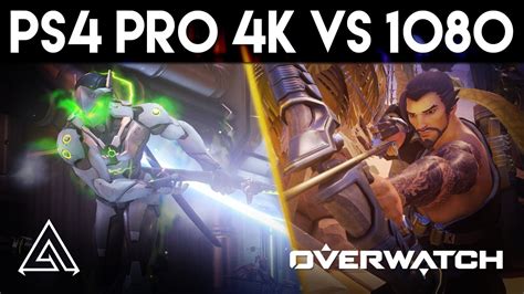 Overwatch Ps4 Pro 4k Vs 1080p Gameplay Youtube