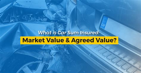 What Is Car Sum Insured Market Value And Agreed Value
