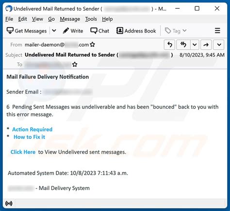 Mail Delivery Failure Scam Removal And Recovery Steps Updated