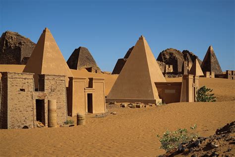 The Nubian Meroe Pyramids A Forgotten Relic