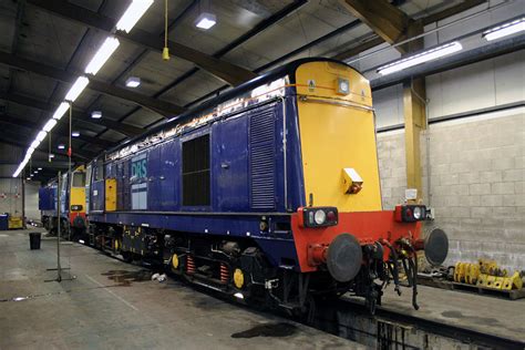20308 drs liveried class 20 20308 stand inside crewe lnwr … flickr