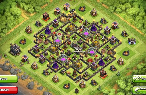 I am a big fan of labyrinth clash of clans layouts style because they are pretty beautiful and most attackers are very confused while attacking as well as can't predict traps. Crux: TH9 Farming Base Anti-Hogs/Giants/Balloons | Clash ...