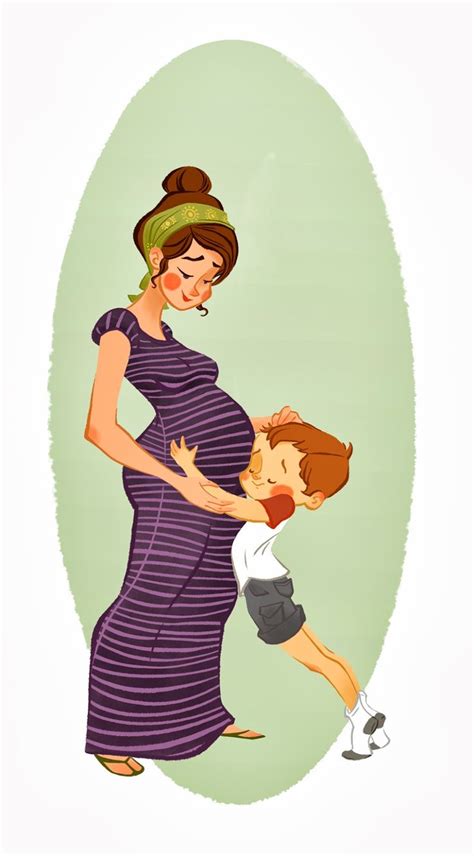 105 best images about pregnant illustration on pinterest woman illustration mothers and