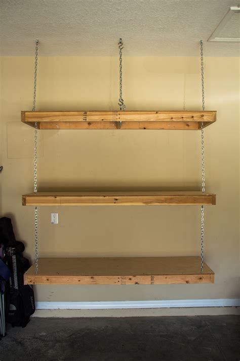 Hanging Garage Shelves Eye Bolt In Ceiling Goes Through Ceiling Joist