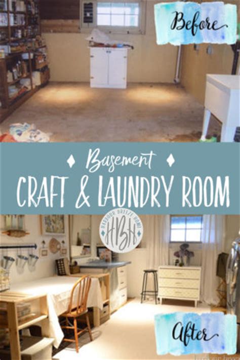Hey friends!in today's video i'm starting on my basement craft room makeover! Basement Craft & Laundry Room Reveal | Harbour Breeze Home