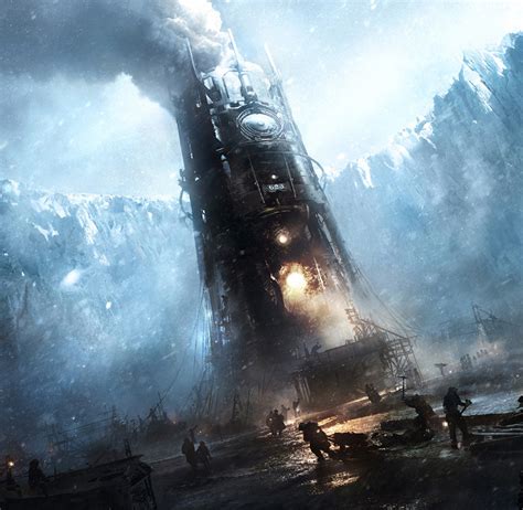 Artstation Frostpunk Marketing Illustrations