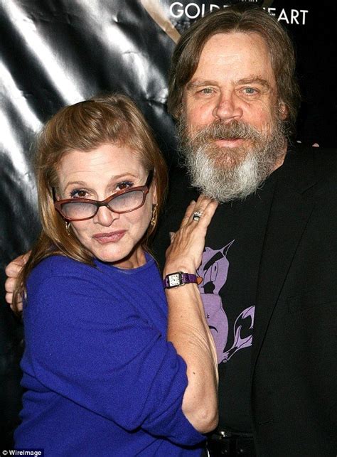 Famous Co Stars Carrie Fisher And Mark Hamill Of Star Wars Fame
