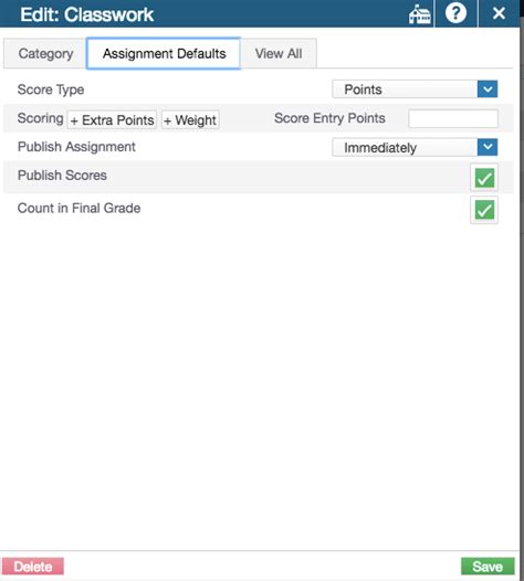 How Do I Create Categories And Assignments In Powerteacher Pro