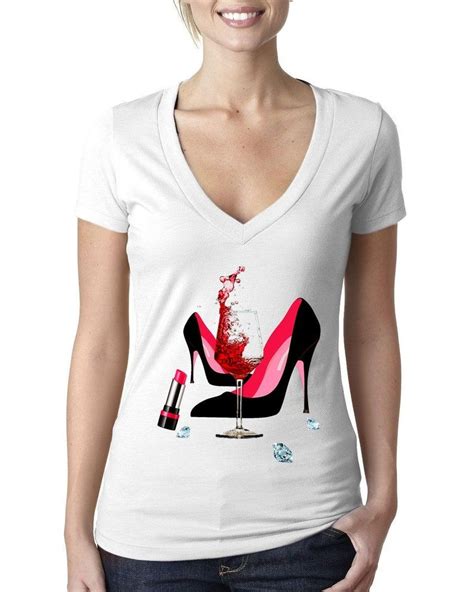 Next Level Ladies Cvc Deep V 6640 In 2022 Diamond T Shirt Women