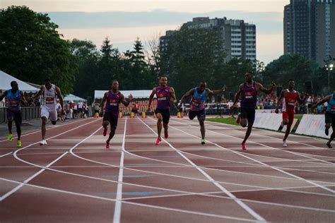 Andre De Grasse Wins Third Straight 100m Crown As Canada S Fastest Man Canadian Running Magazine