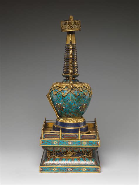 Reliquary China Qing Dynasty 16441911 Qianlong Period 173695