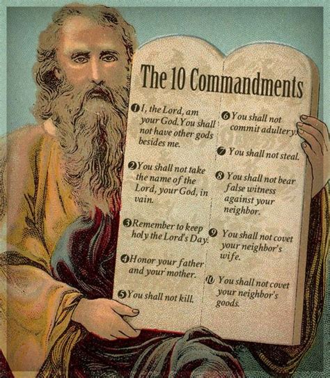 Ten Commandments Gods Self Help Manual