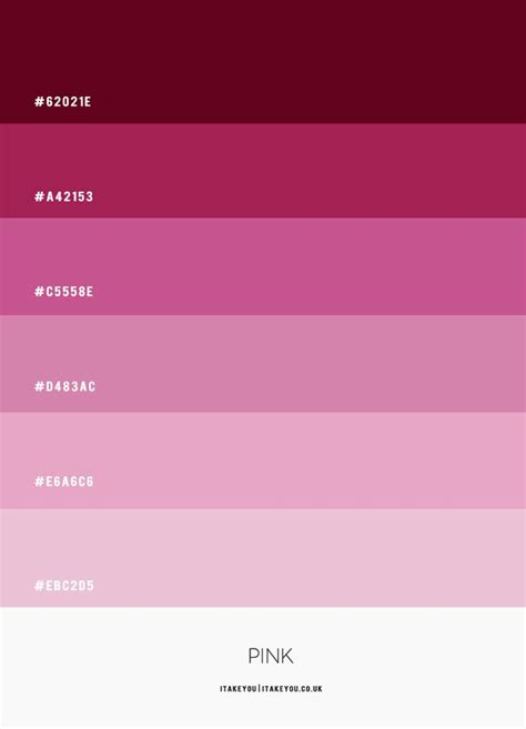 Shades Of Pink Colour Combination Colour Palette Color Palette Pink Pink Color