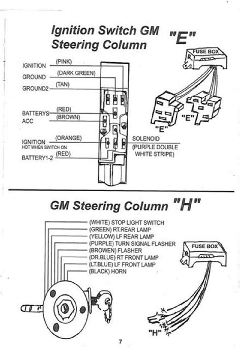 Gm Steering Column Wiring Connectors