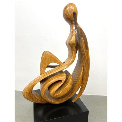 Sold Price MODERNIST FIGURAL LAMINATED WOOD SCULPTURE NUDE FEMALE IN