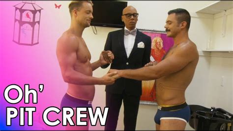 Oh Pit Crew With The Rupaul S Drag Race Scruff Pit Crew Pray Youtube