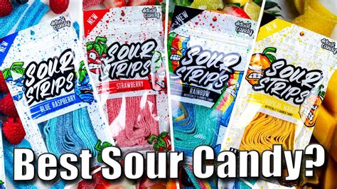 The Best Sour Candy Sour Strips By Maxx Chewning Review Youtube