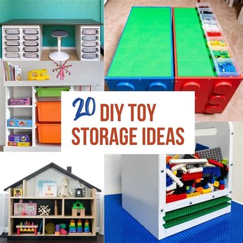 20 Diy Toy Storage Ideas For Small Spaces The Handymans Daughter