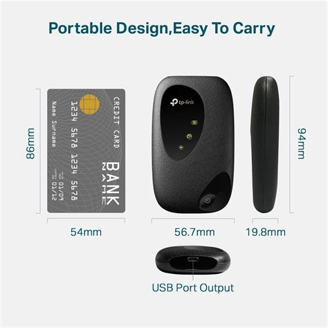 Tp Link M7200 4g Lte Mifi Portable Wi Fi For Travel Unlocked Mobile