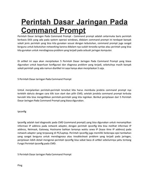 Macam Perintah Cmd Command Prompt Komputerlive Mengganti Nama File Hot Sex Picture