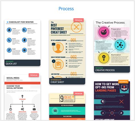 Design Process Infographic Venngage Process Infograph