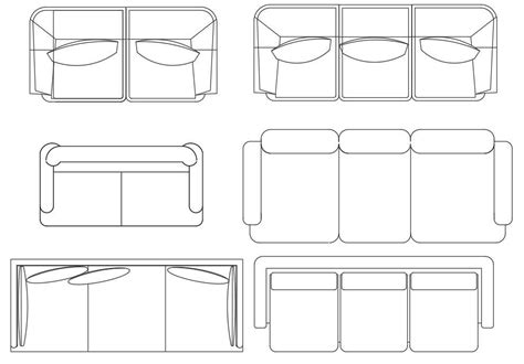 Multiple Corner L Shape Sofa Sets Cad Blocks Cad Drawing Details Dwg Images