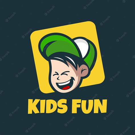 Premium Vector Kids Fun Logo